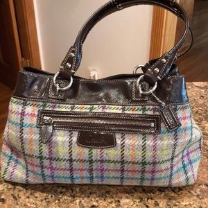 Coach Multi-color Fabric Purse